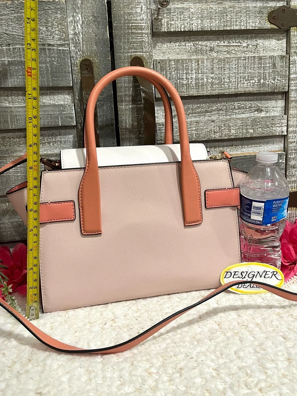MICHAEL KORS Carmen Saffiano Leather Satchel VGC!